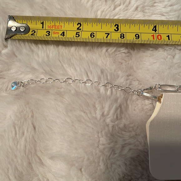 Versona cubic zirconia silver coloured necklace NWT - Picture 7 of 8